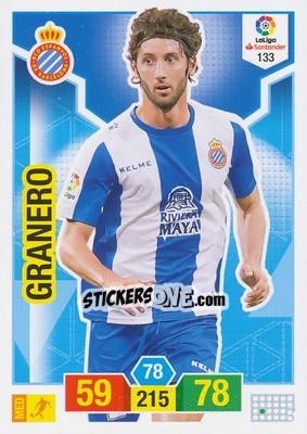 Sticker Granero - Liga Santander 2018-2019. Adrenalyn XL n. 133 - Panini