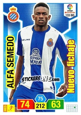 Cromo Alfa Semedo - Liga Santander 2018-2019. Adrenalyn XL - Panini