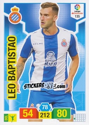 Sticker Leo Baptistao - Liga Santander 2018-2019. Adrenalyn XL n. 135 - Panini