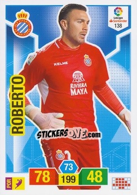 Sticker Roberto - Liga Santander 2018-2019. Adrenalyn XL - Panini