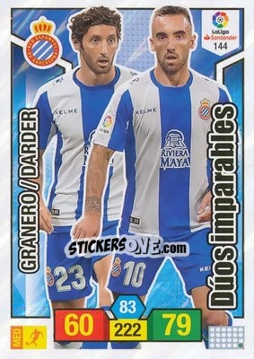 Sticker Granero / Darder - Liga Santander 2018-2019. Adrenalyn XL n. 144 - Panini