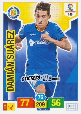 Sticker Damián Suárez - Liga Santander 2018-2019. Adrenalyn XL n. 146 - Panini