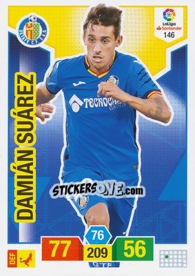 Figurina Damián Suárez - Liga Santander 2018-2019. Adrenalyn XL - Panini