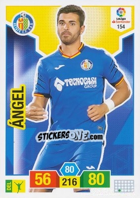 Sticker Ángel - Liga Santander 2018-2019. Adrenalyn XL n. 154 - Panini