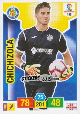 Sticker Chichizola - Liga Santander 2018-2019. Adrenalyn XL n. 156 - Panini