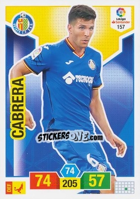 Cromo Cabrera - Liga Santander 2018-2019. Adrenalyn XL - Panini