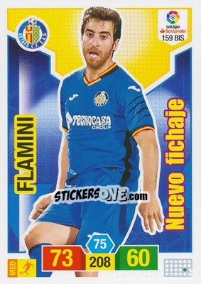 Sticker Flamini - Liga Santander 2018-2019. Adrenalyn XL n. 159bis - Panini