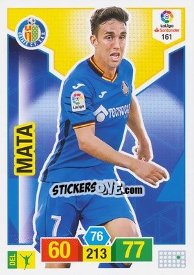 Sticker Mata - Liga Santander 2018-2019. Adrenalyn XL n. 161 - Panini