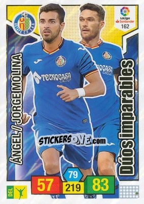 Cromo Ángel / Jorge Molina - Liga Santander 2018-2019. Adrenalyn XL - Panini