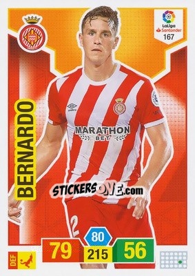 Sticker Bernardo - Liga Santander 2018-2019. Adrenalyn XL n. 167 - Panini