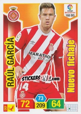 Sticker Raúl García - Liga Santander 2018-2019. Adrenalyn XL n. 168bis - Panini