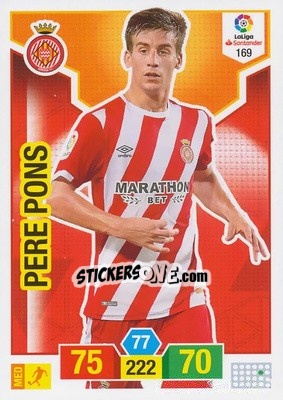 Cromo Pere Pons - Liga Santander 2018-2019. Adrenalyn XL - Panini