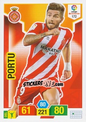 Figurina Portu - Liga Santander 2018-2019. Adrenalyn XL - Panini