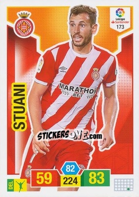 Cromo Stuani - Liga Santander 2018-2019. Adrenalyn XL - Panini