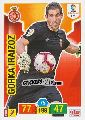 Sticker Gorka Iraizoz - Liga Santander 2018-2019. Adrenalyn XL - Panini