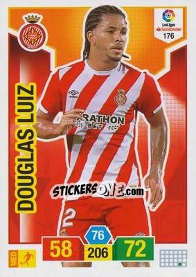 Sticker Douglas Luiz - Liga Santander 2018-2019. Adrenalyn XL n. 176 - Panini