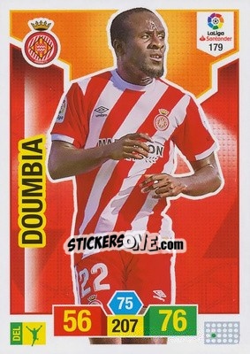 Figurina Doumbia - Liga Santander 2018-2019. Adrenalyn XL - Panini