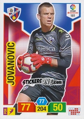 Sticker Jovanovic - Liga Santander 2018-2019. Adrenalyn XL n. 181 - Panini