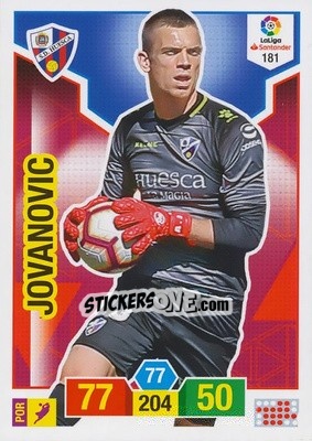 Figurina Jovanovic - Liga Santander 2018-2019. Adrenalyn XL - Panini