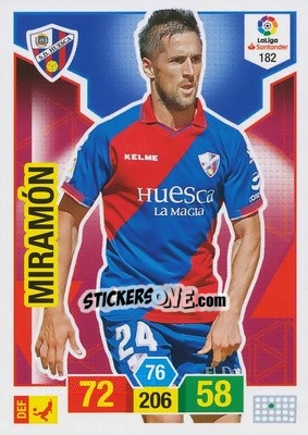 Sticker Miramón - Liga Santander 2018-2019. Adrenalyn XL n. 182 - Panini