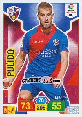 Sticker Pulido - Liga Santander 2018-2019. Adrenalyn XL n. 183 - Panini