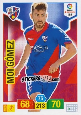 Sticker Moi Gómez - Liga Santander 2018-2019. Adrenalyn XL n. 186 - Panini