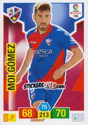 Figurina Moi Gómez - Liga Santander 2018-2019. Adrenalyn XL - Panini