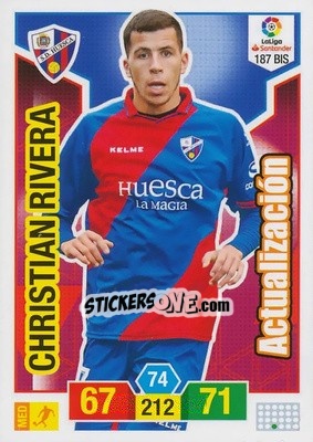 Figurina Christian Rivera - Liga Santander 2018-2019. Adrenalyn XL - Panini