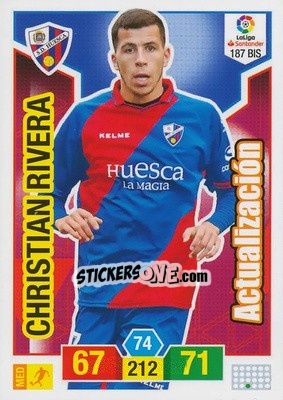 Sticker Christian Rivera - Liga Santander 2018-2019. Adrenalyn XL n. 187bis - Panini