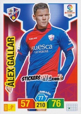 Sticker Álex Gallar - Liga Santander 2018-2019. Adrenalyn XL n. 189 - Panini