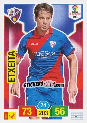 Figurina Etxeita - Liga Santander 2018-2019. Adrenalyn XL - Panini