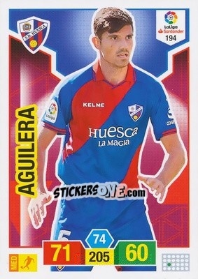 Sticker Aguilera - Liga Santander 2018-2019. Adrenalyn XL n. 194 - Panini
