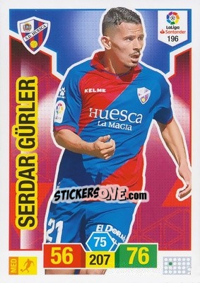 Cromo Serdar Gürler - Liga Santander 2018-2019. Adrenalyn XL - Panini