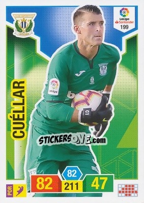 Sticker Cuéllar - Liga Santander 2018-2019. Adrenalyn XL n. 199 - Panini