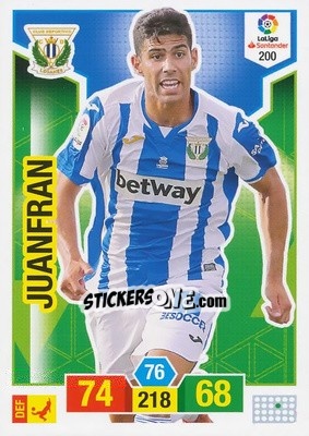 Cromo Juanfran - Liga Santander 2018-2019. Adrenalyn XL n. 200 - Panini