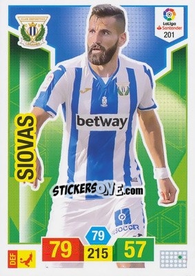 Cromo Siovas - Liga Santander 2018-2019. Adrenalyn XL n. 201 - Panini