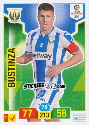 Cromo Bustinza - Liga Santander 2018-2019. Adrenalyn XL - Panini