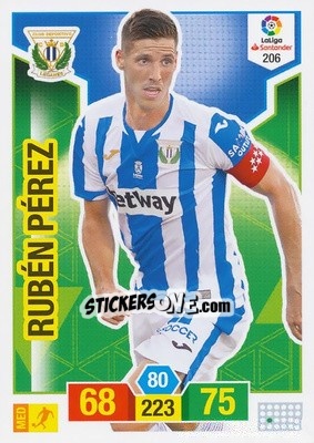 Cromo Rubén Pérez - Liga Santander 2018-2019. Adrenalyn XL n. 206 - Panini