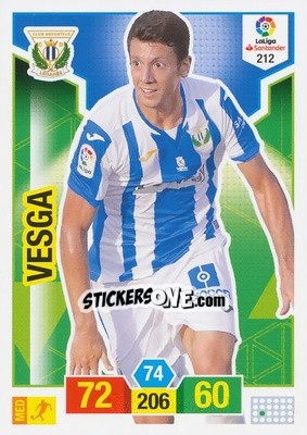 Cromo Vesga - Liga Santander 2018-2019. Adrenalyn XL n. 212 - Panini