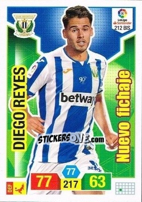 Figurina Diego Reyes - Liga Santander 2018-2019. Adrenalyn XL - Panini