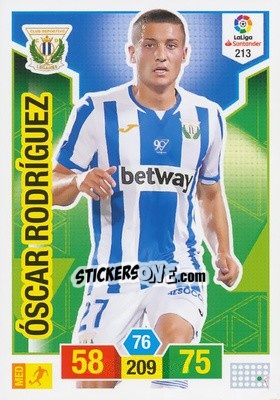 Cromo óscar Rodríguez - Liga Santander 2018-2019. Adrenalyn XL n. 213 - Panini