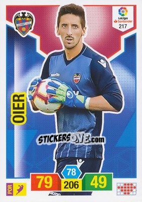 Sticker Oier - Liga Santander 2018-2019. Adrenalyn XL n. 217 - Panini