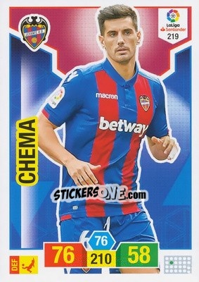 Sticker Chema - Liga Santander 2018-2019. Adrenalyn XL - Panini