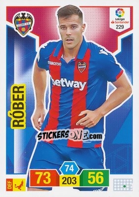 Sticker Róber - Liga Santander 2018-2019. Adrenalyn XL n. 229 - Panini