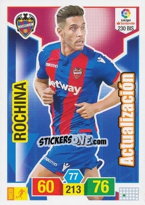 Sticker Rochina - Liga Santander 2018-2019. Adrenalyn XL n. 230bis - Panini