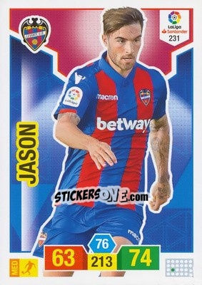 Sticker Jason - Liga Santander 2018-2019. Adrenalyn XL n. 231 - Panini