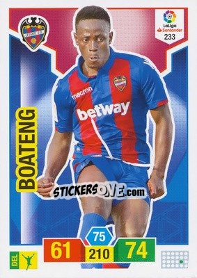 Sticker Boateng - Liga Santander 2018-2019. Adrenalyn XL n. 233 - Panini