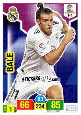 Sticker Bale - Liga Santander 2018-2019. Adrenalyn XL n. 244 - Panini