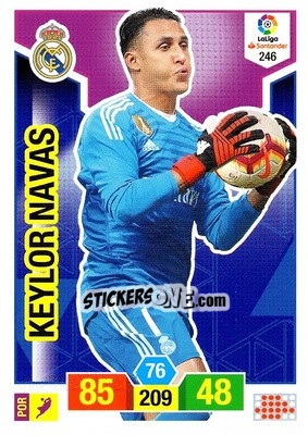 Sticker Keylor Navas - Liga Santander 2018-2019. Adrenalyn XL n. 246 - Panini