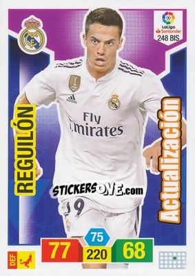 Sticker Reguilón - Liga Santander 2018-2019. Adrenalyn XL n. 248bis - Panini
